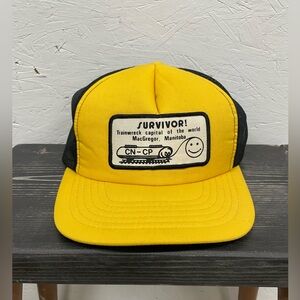 FREE add-on✨ Vintage Manitoba Survivor Trucker Hat, OS